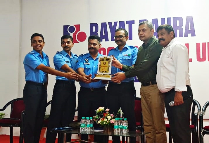 Special session for students by Indian Air Force at Rayat Bahra Professional University.